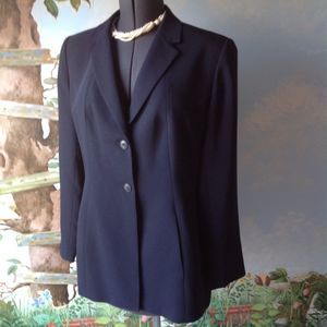 Style & Co. Collection Women's Long Sleeve Blue Suit Jacket Blazer Size 12